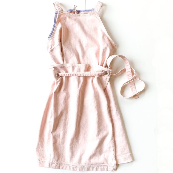 Anthropologie Dresses & Skirts - anthropologie unique prink wrap dress zipper back